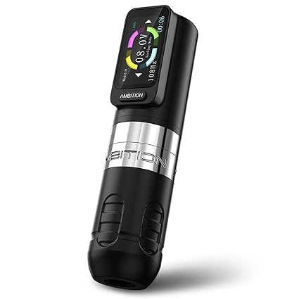 Ambition Zetton Çift Bataryalı Kablosuz Pen Dövme Makinesi 4.0 mm Stroke