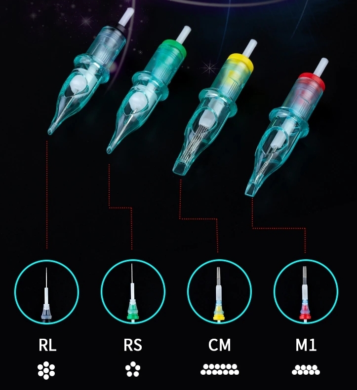 Aurora Gen II # 12 Kodlu RM Cartridge Kartuş Dövme iğnesi