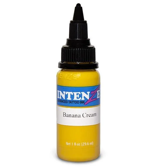 İntenze Banana Cream 1 oz - 30 ml Sarı Dövme Boyası