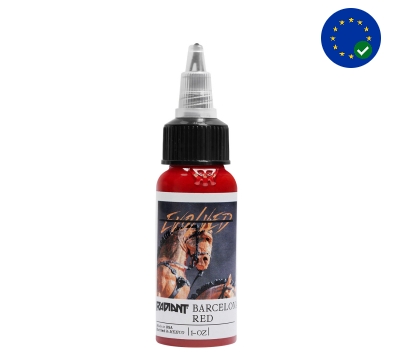 Radiant Barcelona Red AB Reach Uyumlu 1 oz - 30 ml Kırmızı Dövme Boyası