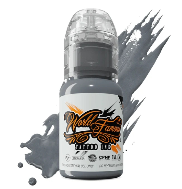 World Famous Battleship Grey 1 oz 30 ml Gri Dövme Boyası