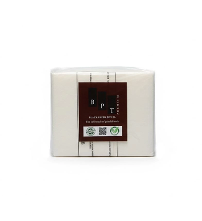 Dövme Temizleme Havlusu Krem Rengi Katlı  30x30cm 50 Yaprak