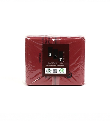 Dövme Temizleme Havlusu Kırmızı Katlı  17x30cm 100 Yaprak