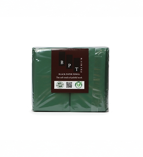 Dövme Temizleme Havlusu Yeşil Katlı  17x30cm 100 Yaprak