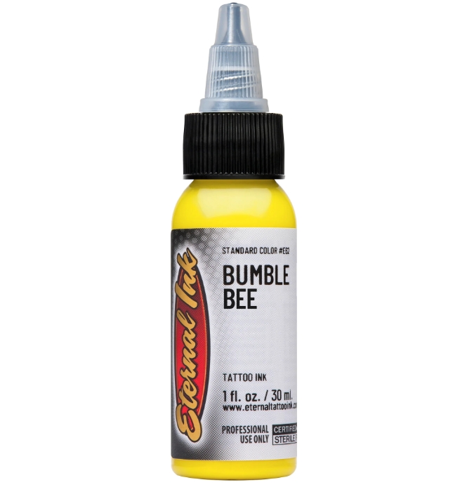 Eternal Bumble Bee 1 oz - 30 ml Parlak Sarı Dövme Boyası