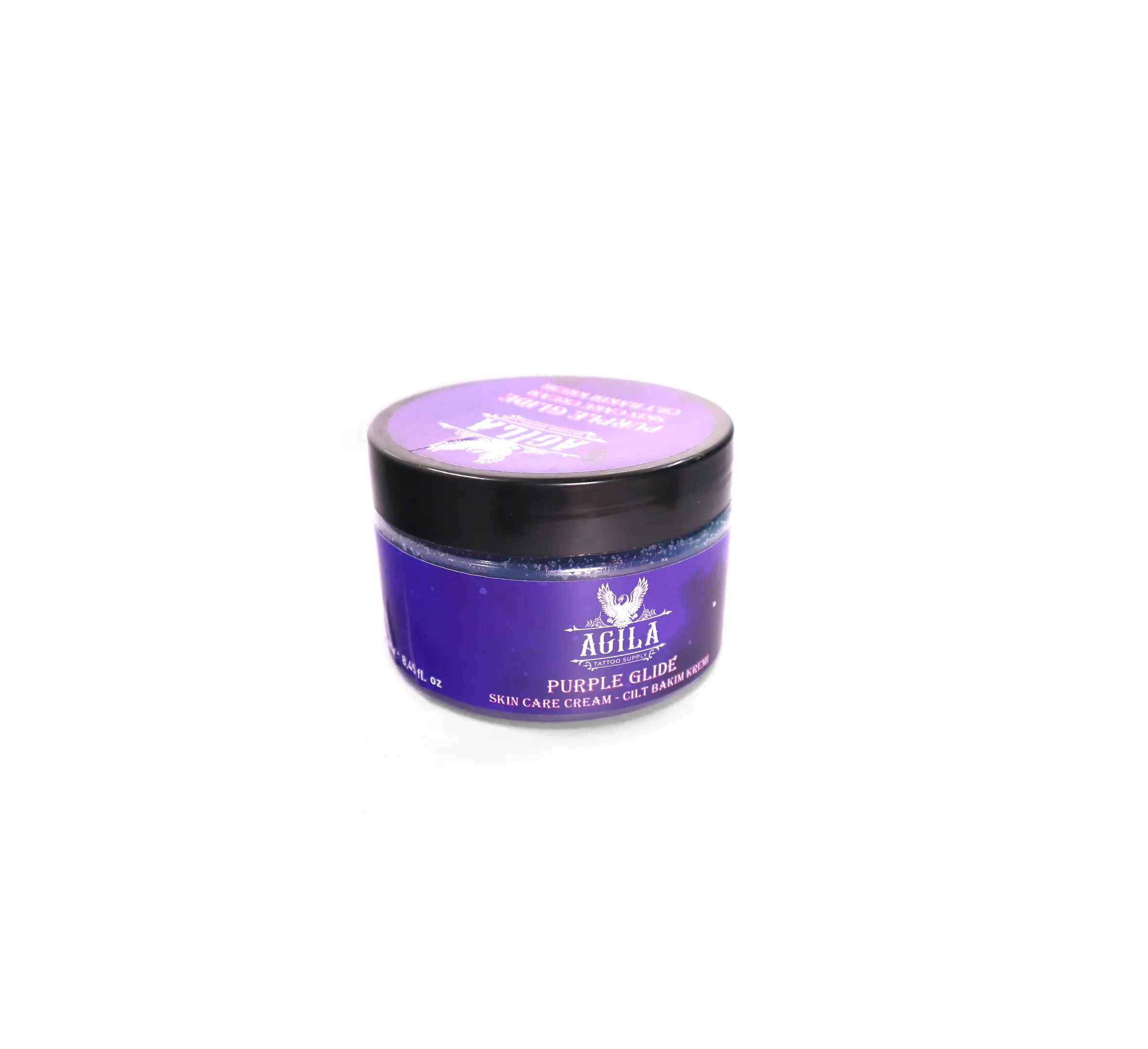 Agila Purple Glide 250 ml Dövme ve Cilt Bakım Kremi