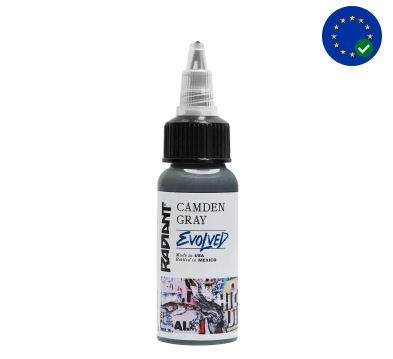Radiant Camden Gray AB Reach Uyumlu 1 oz - 30 ml Gri Dövme Boyası