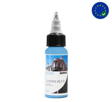 Radiant Cannes Blue AB Reach Uyumlu 1 oz - 30 ml Mavi Dövme Boyası