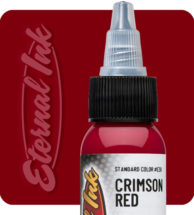 Eternal Crimson Red 1 oz - 30 ml Koyu Kırmızı Dövme Boyası