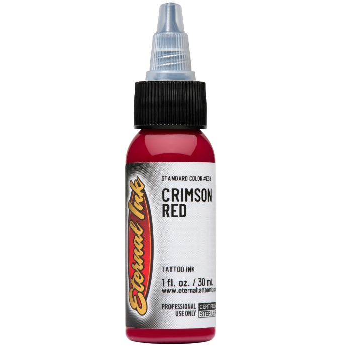 Eternal Crimson Red 1 oz - 30 ml Koyu Kırmızı Dövme Boyası