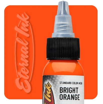 Eternal Bright Orange 1 oz - 30 ml Turuncu Dövme Boyası
