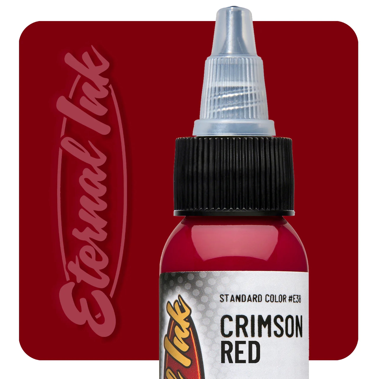 Eternal Crimson Red 1/2 oz - 15 ml Koyu Kırmızı Dövme Boyası