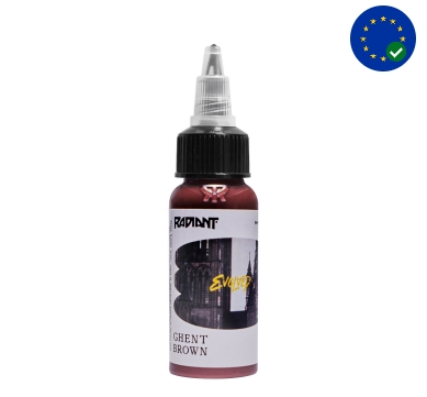 Radiant Ghent Brown AB Reach Uyumlu 1 oz - 30 ml Kahverengi Dövme Boyası