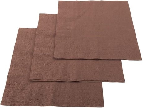 Dövme Temizleme Havlusu Kahverengi Katlı  20x25cm 100 Yaprak