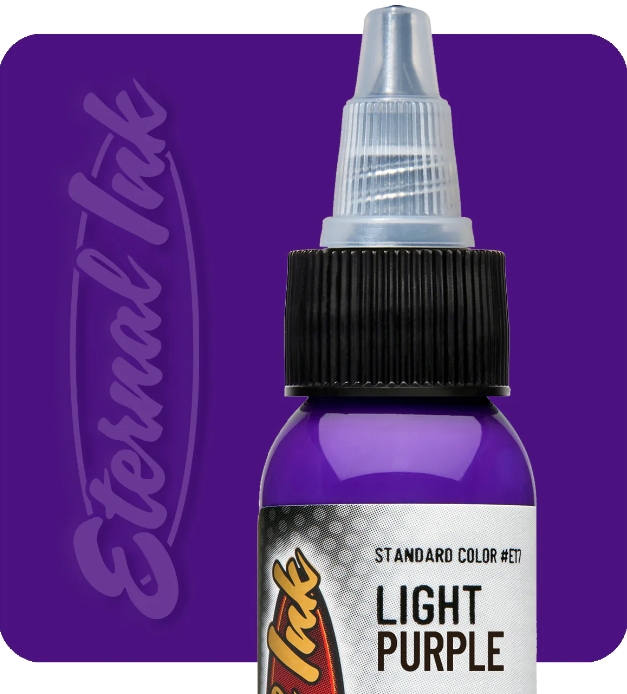 Eternal Light Purple 1 oz - 30 ml Açık Parlak Mor Dövme Boyası