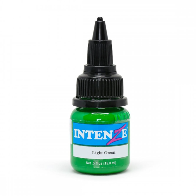 İntenze Light Green 1/2 oz - 15 ml Yeşil Dövme Boyası