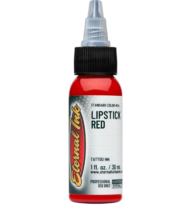 Eternal Lipstick Red 4oz - 120 ml Canlı Parlak Kırmızı Dövme Boyası