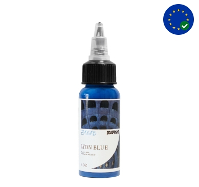 Radiant Lyon Blue AB Reach Uyumlu 1 oz - 30 ml Mavi Dövme Boyası