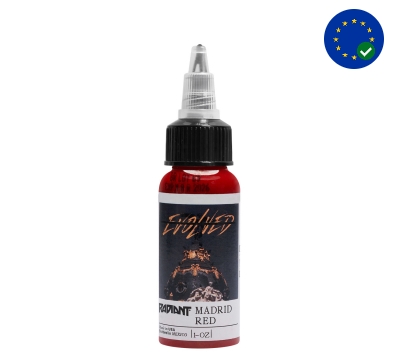 Radiant Madrid Red AB Reach Uyumlu 1 oz - 30 ml Kırmızı Dövme Boyası