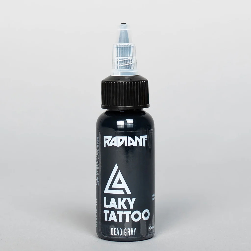 Radiant Laky Dead Gray 1 oz - 30 ml Gri Dövme Boyası