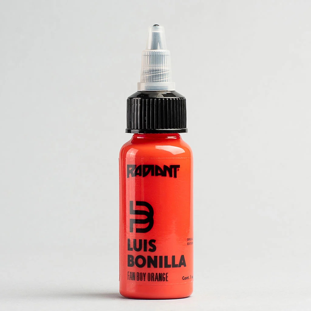 Radiant Luis Fan Boy Orange 1 oz - 30 ml Turuncu Dövme Boyası