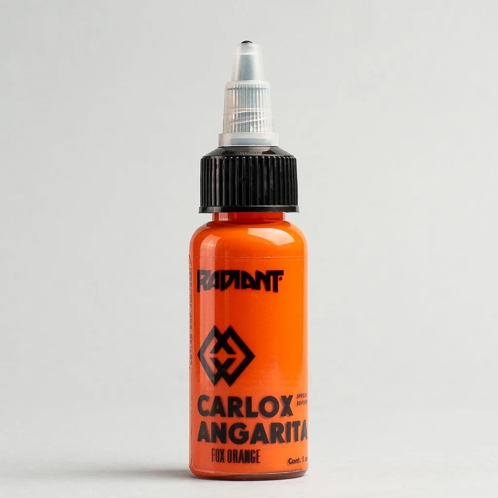 Radiant Carlox Fox Orange 1 oz - 30 ml Turuncu Dövme Boyası