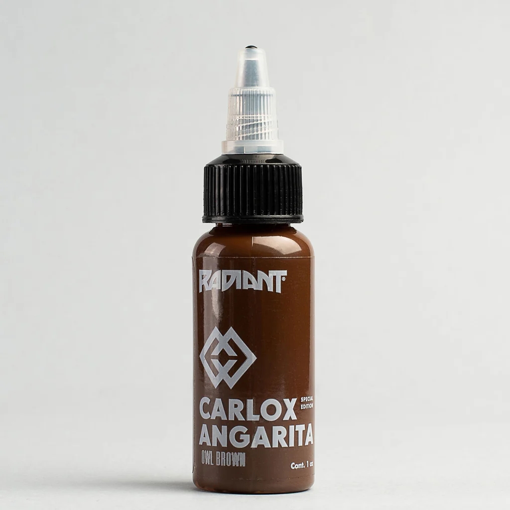 Radiant Carlox Owl Brown 1 oz - 30 ml Kahverengi Dövme Boyası