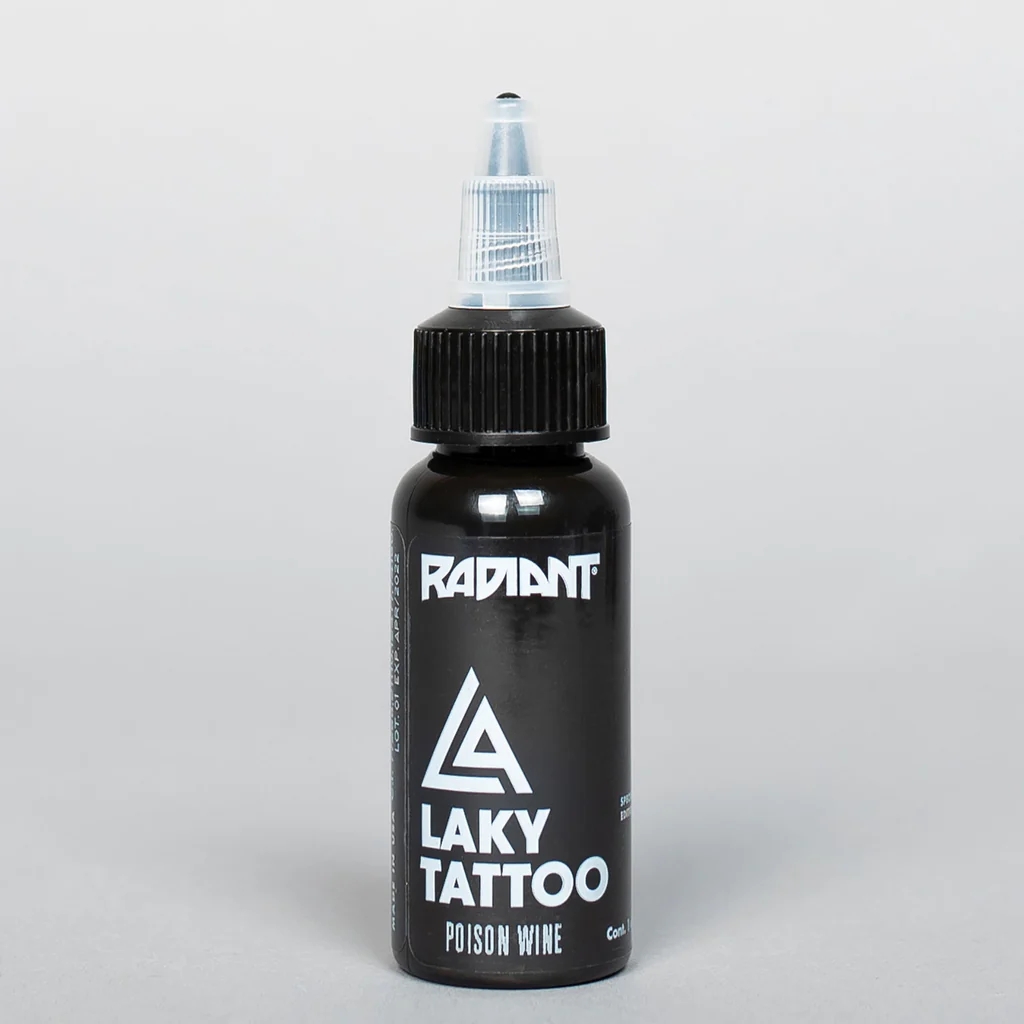 Radiant Laky Poison Wine 1 oz - 30 ml Dövme Boyası