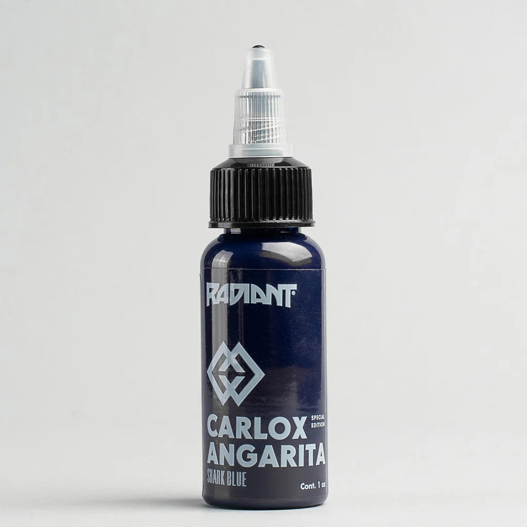 Radiant Carlox Shark Blue 1 oz - 30 ml Mavi Dövme Boyası
