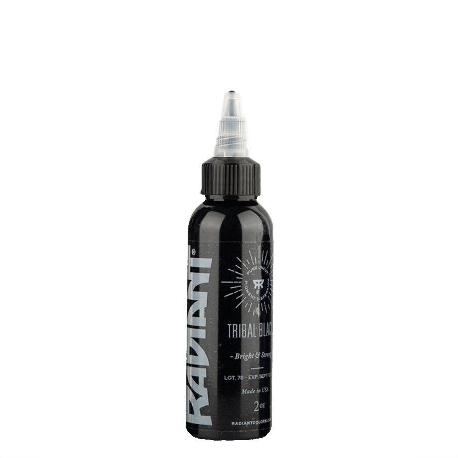 Radiant Tribal Black 2 oz - 60 ml Koyu Siyah Dövme Boyası