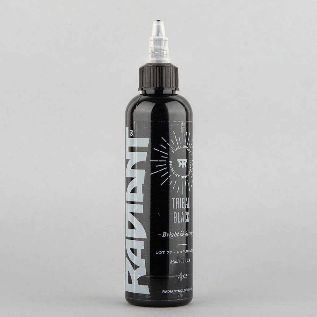 Radiant Tribal Black 4 oz - 120 ml Koyu Siyah Dövme Boyası