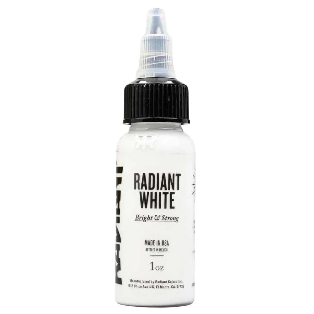 Radiant White 1 oz - 30 ml Beyaz Dövme Boyası