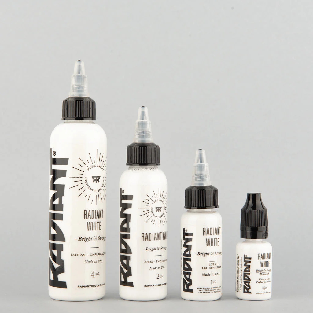 Radiant White 1 oz - 30 ml Beyaz Dövme Boyası