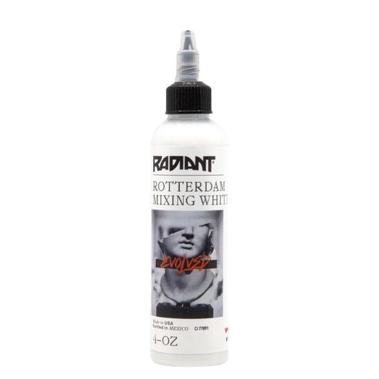 Radiant Rotterdam Mixing White  AB Reach Uyumlu 4 oz - 120 ml Beyaz Dövme Boyası