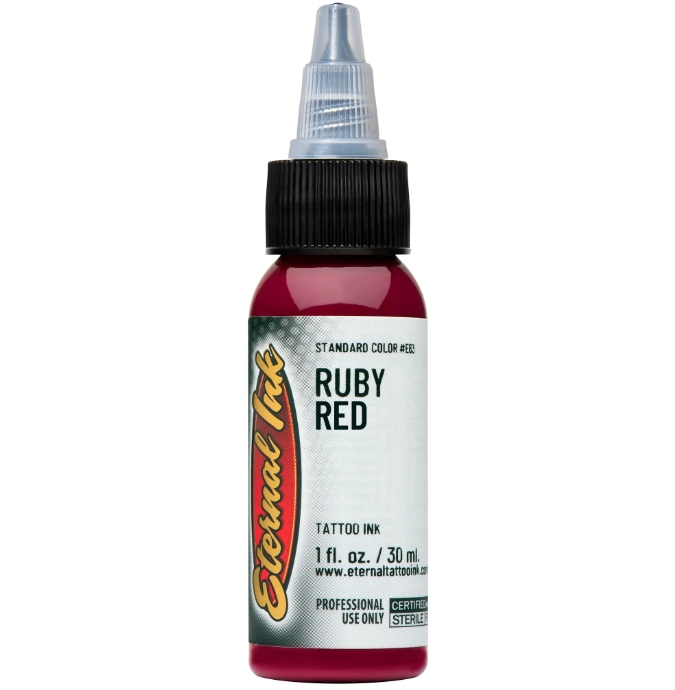 Eternal Ruby Red 1 oz - 30 ml Koyu Kırmızı Dövme Boyası