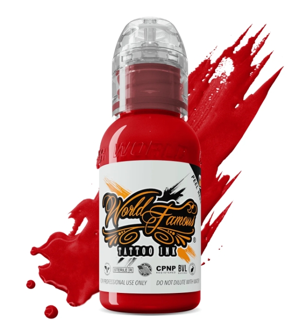 World Famous Sailor Jerry Red 1 oz 30 ml Kırmızı Dövme Boyası