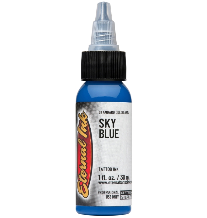 Eternal Sky Blue 1 oz - 30 ml Koyu Mavi Dövme Boyası