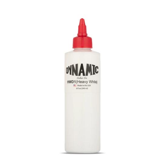 Dynamic Heavy White, Beyaz 8oz-240ml Dövme Boyası