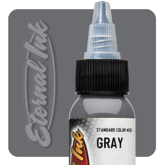 Eternal Gray 1/2 oz - 15 ml Gri Dövme Boyası