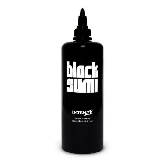 İntenze Black Sumi 12 oz 355 ml Siyah Dövme Boyası