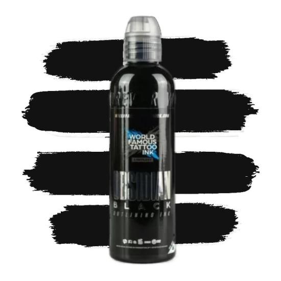 World Famous Obsidian Black 4oz Dövme Boyası