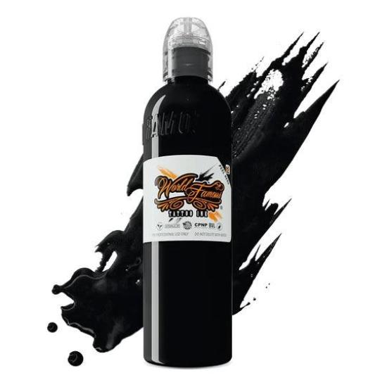 World Famous Pitch Black 4oz 120 ml Dövme Boyası