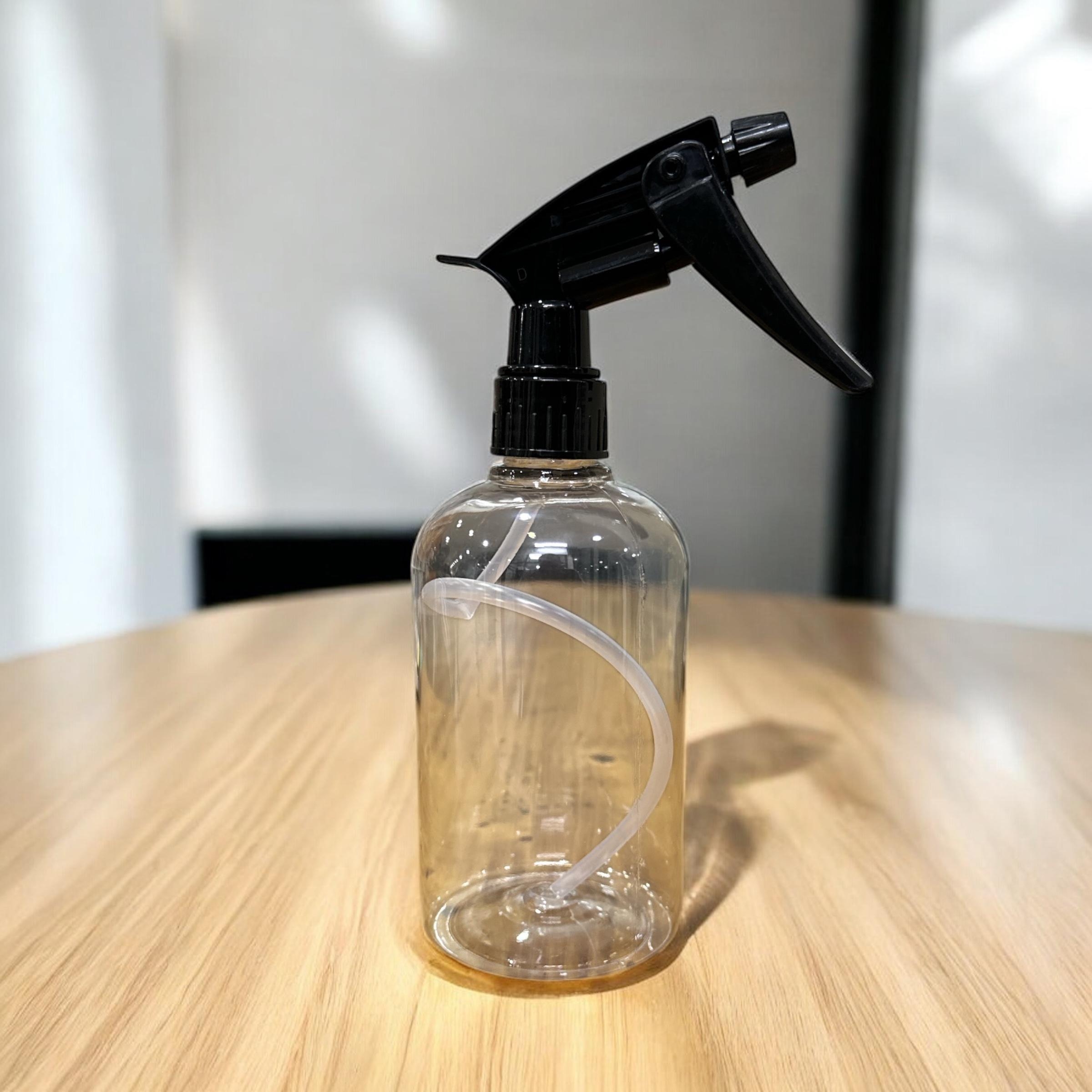 Plastik Temizleme Şişesi Şeffaf Sprey Şişe 500 ml