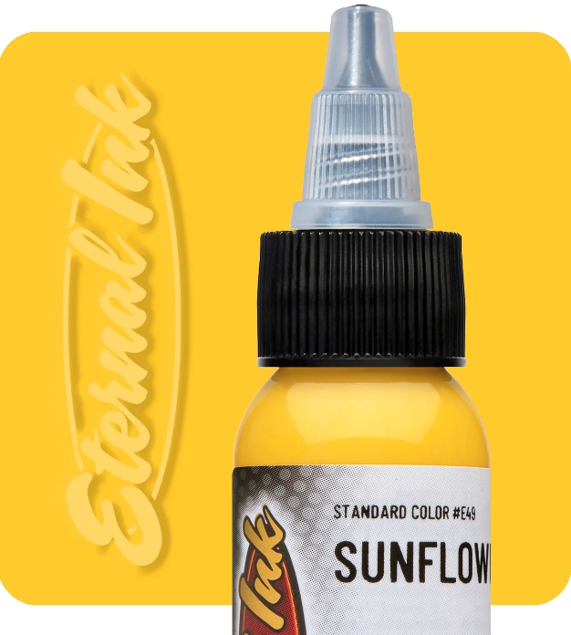 Eternal Sunflower 1 oz - 30 ml Koyu Sarı Dövme Boyası