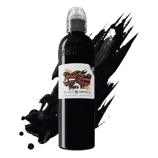 World Famous Pitch Black 4 oz 120 ml Koyu Siyah Dövme Boyası